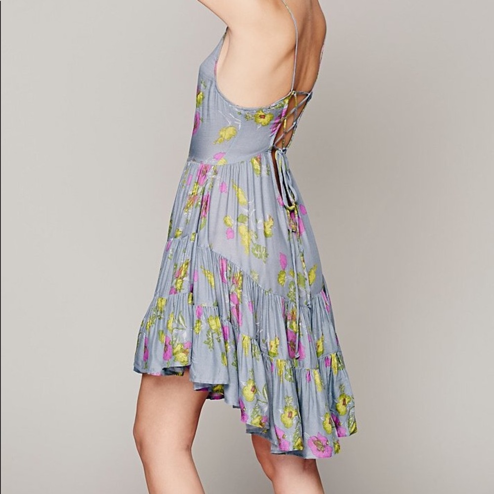 Free People circle of flowers slip NWOT